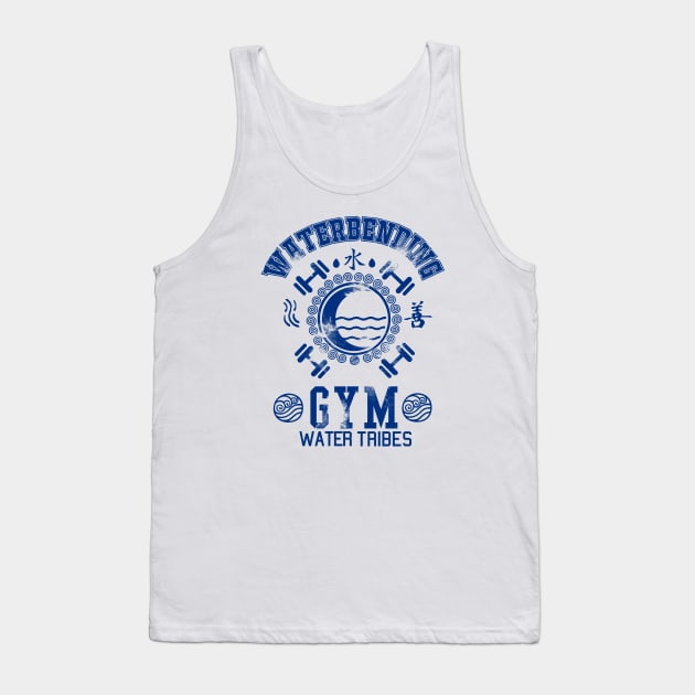 Waterbending Gym Tank Top by Silentrebel